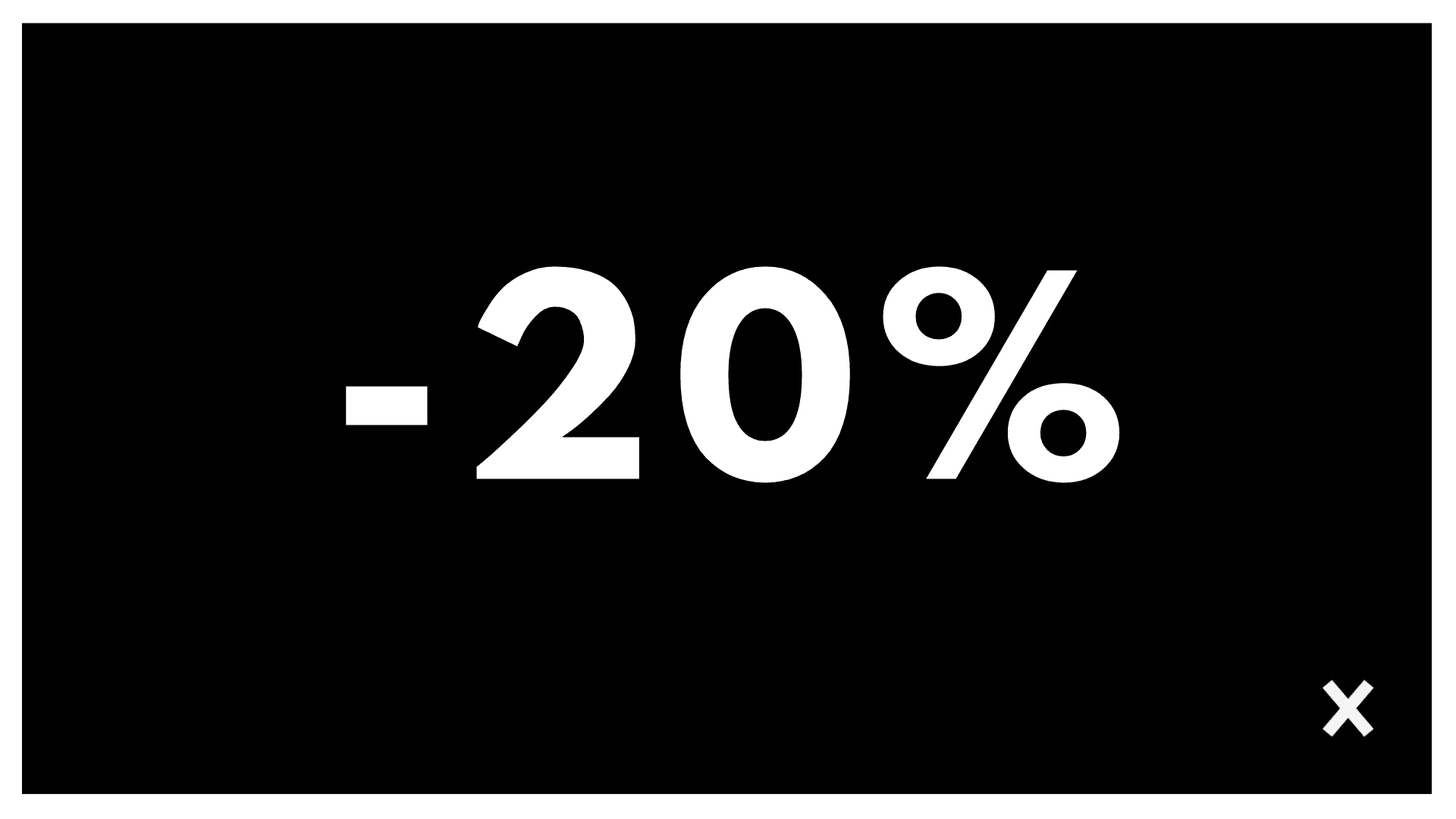 Rabat 20%