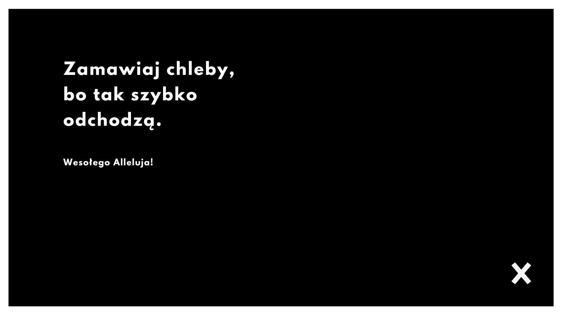Czarno to widzę ....